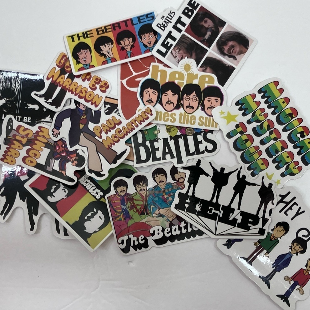 The Beatles Colorful Sticker Set - Picture 2 of 10